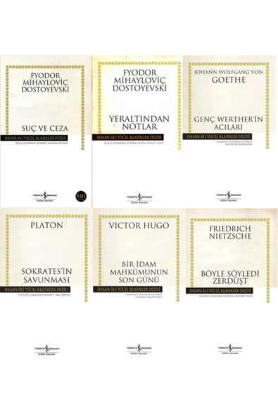 6 Kitap Set Suç Ve Ceza-sokrates'in Savunması Yeraltından Notlar ürün görseli 1