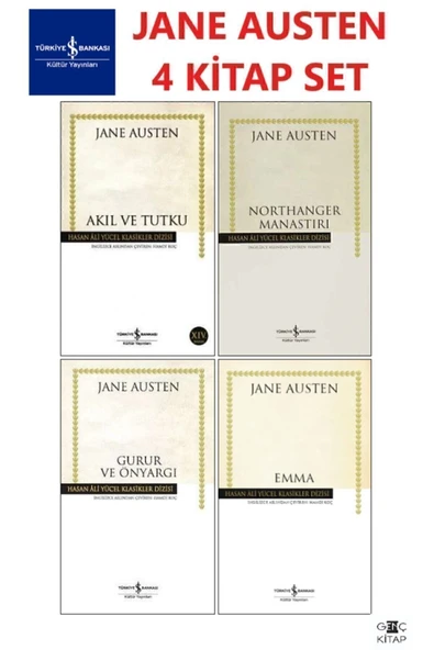 Iş Bankası Jane Austen 4 Kitap Set Hasan Ali Yücel Klasikleri Emma-gurur Ve Önyargı-akıl Ve Tutku ürün görseli 1