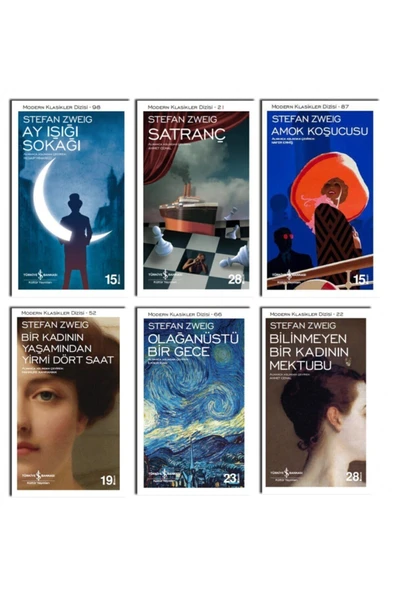 Satranç Stefan Zweig 6 Kitap Set ürün görseli 1