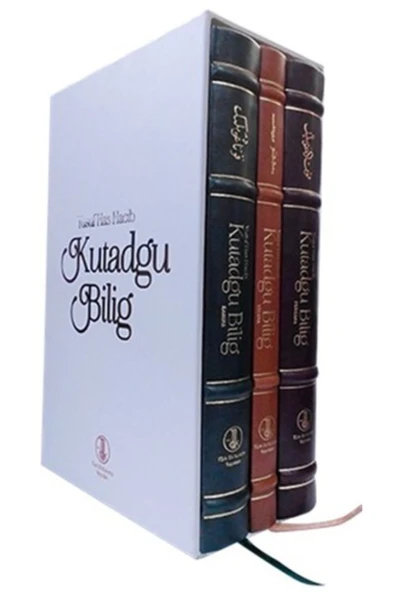 Kutadgu Bilig (3 Kitap Takım Kutulu) - Yusuf Has Hacib Orjinal Metin Tıpkı Basım ürün görseli 1