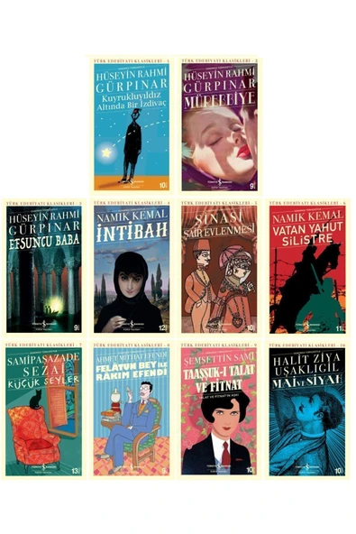 Iş Türk Klasikleri Dizisi 1-2-3-4-5-6-7-8-9-10. Kitaplar Set ürün görseli 1