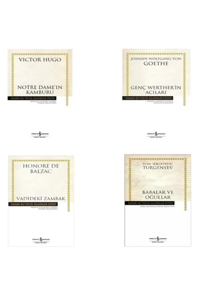 Notre Dame'ın Kamburu - Genç Werther'in Acıları - Babalar Ve Oğullar - Vadideki Zambak ürün görseli 1