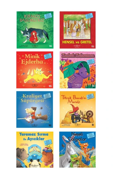 Iş Bankası Kültür Yayınları - Ilk Okuma Kitaplarım - 8'li Çocuk Kitabı Seti ürün görseli 1