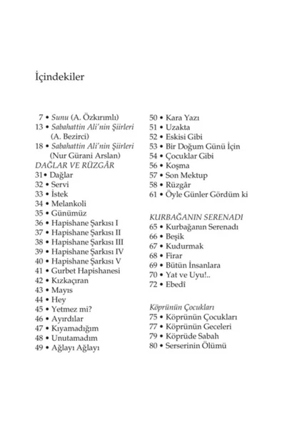 Bütün Şiirleri / Sabahattin Ali - Resim 6