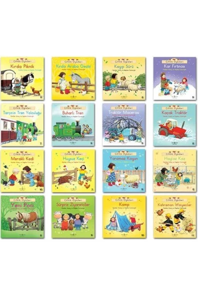 1. Sınıf Ilk Okuma Çiftlik Öyküleri Set 16 Kitap Heather Amery Iş Bankası ürün görseli 1