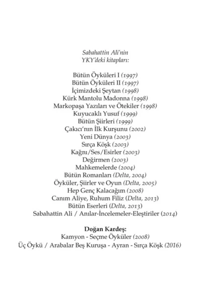 Bütün Şiirleri / Sabahattin Ali - Resim 3