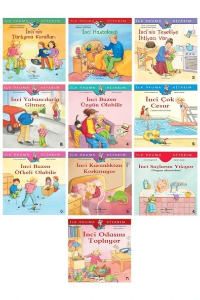 Okul Öncesi Ilk Kitabım Incinin Maceraları Seti 10 Kitap ürün görseli 1