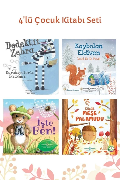Dedektif Zebra Ve Kayıp Kurabiyelerin Gizemi + Kaybolan Eldiven + Işte Ben! +küçük Meşe Palamudu Set ürün görseli 1