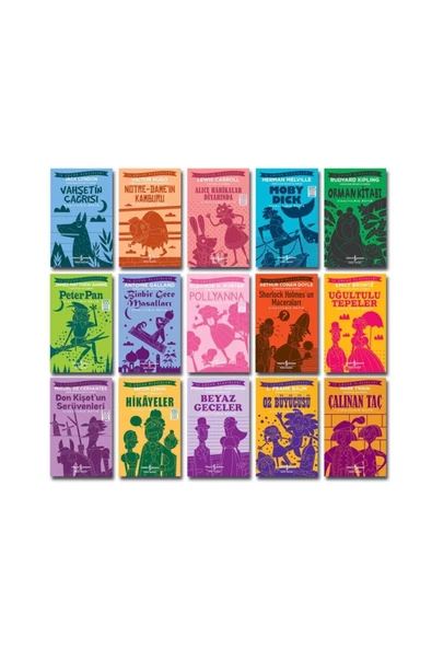 Iş Bankası Ilköğretim Dünya Çocuk Klasikleri Yüz Temel Eser 15 Kitap Set 1 ürün görseli 1