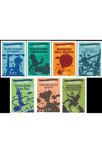 Junes Verne Iş Çocuk Klasikleri 7 Kitap Set ürün görseli 1