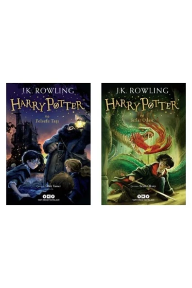 Harry Potter Serisi 1. Ve 2. Kitaplar - Felsefe Taşı - Sırlar Odası ürün görseli 1
