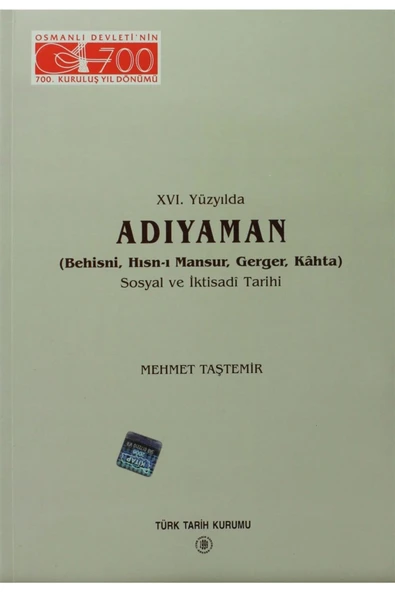 16. Yüzyılda Adıyaman - Mehmet Taştemir ürün görseli 1