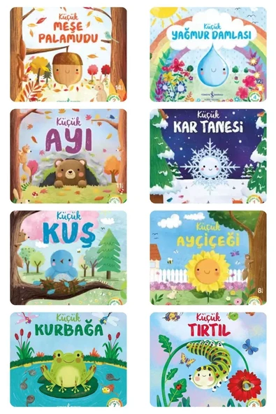 YENİ-DOĞANIN EŞSİZ HİKAYELERİ-TÜM SERİ-8 Lİ SET-Küçük kurbağa-küçük tırtıl-küçük meşe palamut - Resim 2