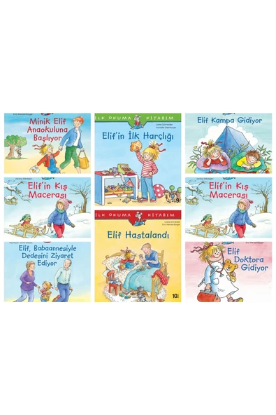 Ilk Okuma Serisi -elif Serisi 8 Kitap ürün görseli 1