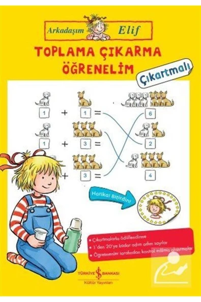 Arkadaşım Elif / Toplama Çıkarma Öğrenelim - Çıkartmalı ürün görseli 1