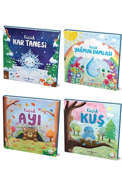 Doğanın Hikâyeleri | Küçük Kuş | Ayçiçeği | Yağmur Damlası | Ayı | Meşe Palamudu | Kar Tanesi Boyama - Resim 6