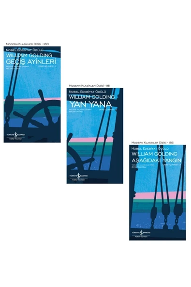 William Golding Deniz Üçlemesi Seti - Geçiş Ayinleri - Yan Yana - Aşağıdaki Yangın ürün görseli 1
