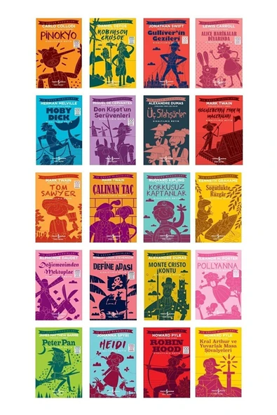 İŞBANKASI-ilköğretim için Dünya çocuk klasikleri-20 li set ürün görseli 1