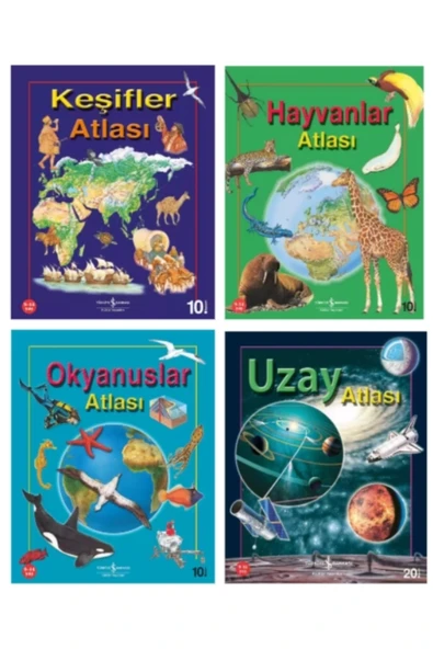 KEŞİFLER - HAYVANLAR - OKYANUSLAR - UZAY ATLASI ürün görseli 1