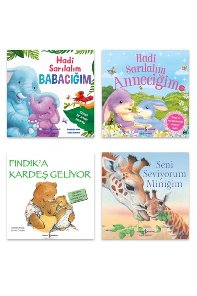 Seni Seviyorum Miniğim Sevginin Gücü Hadi Sarılalım Anneciğim Hadi Sarılalım Babacığım ürün görseli 1