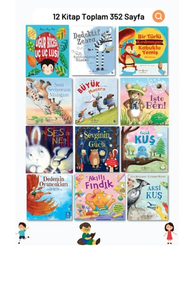 Dedektif Zebra - Seni Seviyorum Miniğim - Büyük Macera - Küçük Kuş - Aksi Kuş - Işte Ben ürün görseli 1