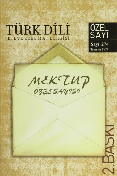 Türk Dili Sayı 274: Mektup Özel Sayısı ürün görseli 1