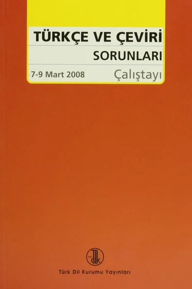 Türkçe Ve Çeviri Sorunları Çalıştayı ürün görseli 1
