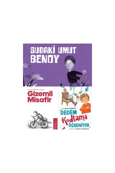 SUDAKİ UMUT BENOY-GİZEMLİ MİSAFİR-DEDEM KODLAMA ÖĞRENİYOR 3'LÜ SET ürün görseli 1