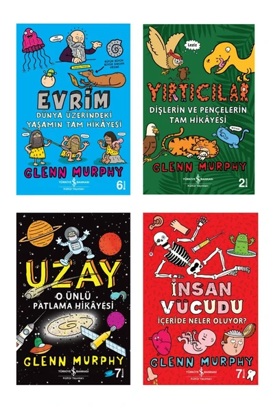 Insan Vücudu–içeride Neler Oluyor? Evrim Uzay O Ünlü Patlama Yırtıcılar (4 Kitap) Glenn Murphy ürün görseli 1