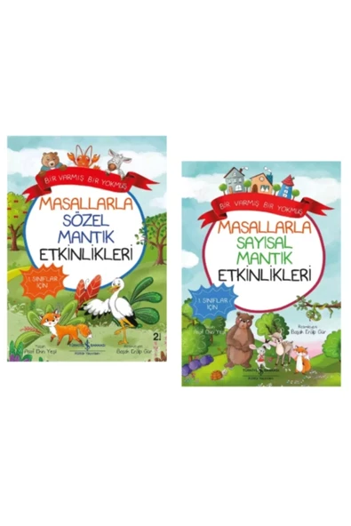 OKUL ÖNCESİ MASALLARLA SÖZEL MANTIK ETKİNLİKLERİ - MASALLARLA SAYISAL MANTIK ETKİNLİKLERİ (3 - 4 - 5 ürün görseli 1