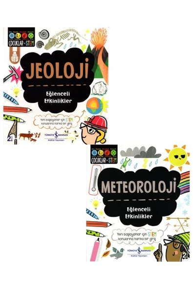 Eğlenceli Etkinlikler Jeoloji Ve Meteoroloji 2li Set Iş Bankası ürün görseli 1