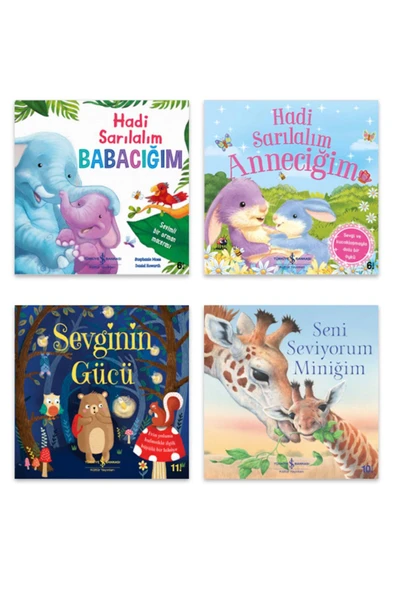 Seni Seviyorum Miniğim Sevginin Gücü Hadi Sarılalım Anneciğim Hadi Sarılalım Babacığım ürün görseli 1