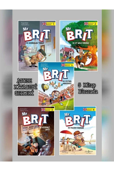 Mr Brit– Bulmacalarla İngilizce 5 kitap set ürün görseli 1
