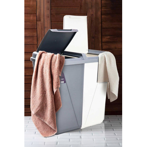 Violet House Colormatik 90 lt Kirli Çamaşır Sepeti - 3