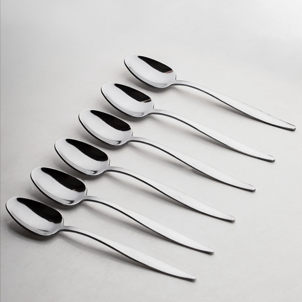 Porsima ETN-826 Atlantis 30 Parça Paslanmaz Çelik Çatal Kaşık Takımı - 2