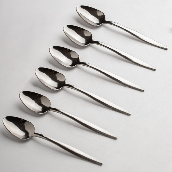 Porsima ETN-826 Atlantis 30 Parça Paslanmaz Çelik Çatal Kaşık Takımı - 3