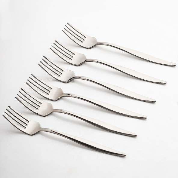 Porsima ETN-826 Atlantis 30 Parça Paslanmaz Çelik Çatal Kaşık Takımı - 4