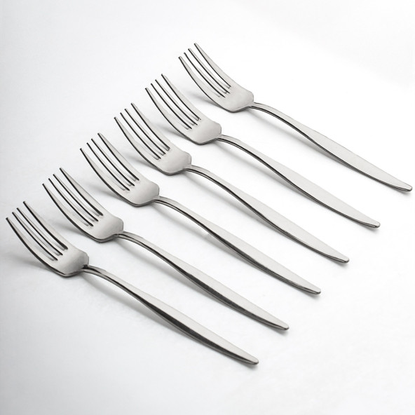 Porsima ETN-826 Atlantis 30 Parça Paslanmaz Çelik Çatal Kaşık Takımı - 5