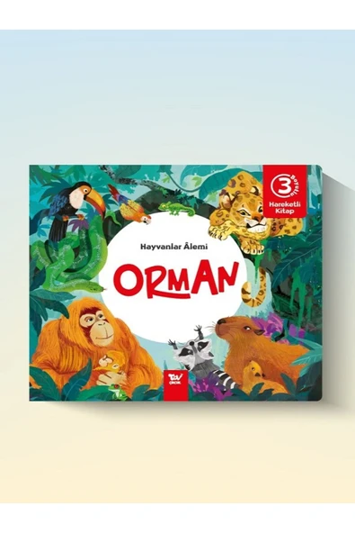 Hareketli Kitap 3d Hayvanlar Alemi Orman - Türkiye Diyanet Vakfı Yayınları ürün görseli 1