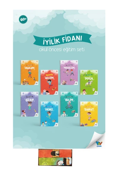 İyilik Fidanı Okul Öncesi Eğitim Seti 8 Kitap-60+ ay - Resim 3