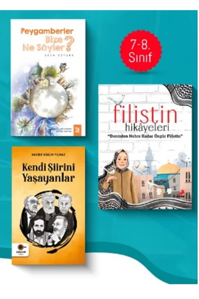 OKUMA YARIŞMASI 7-8. SINIF PEYGAMBERLER BİZE NE SÖYLER - KENDİ ŞİİRİNİ YAŞAYANLAR - FİLİSTİN HİKA... ürün görseli 1