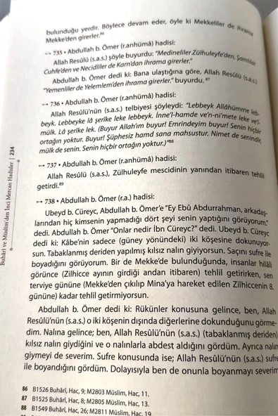 Buhari Ve Müslim’den İnci Mercan Hadisler El Lü'lüü Vel Mercan Türkçe Metin - Tek Cilt - Resim 2