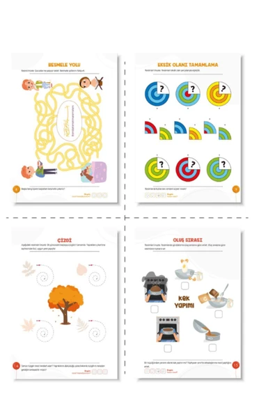 İyilik Fidanı Okul Öncesi Eğitim Seti 8 Kitap-60+ ay - Resim 4