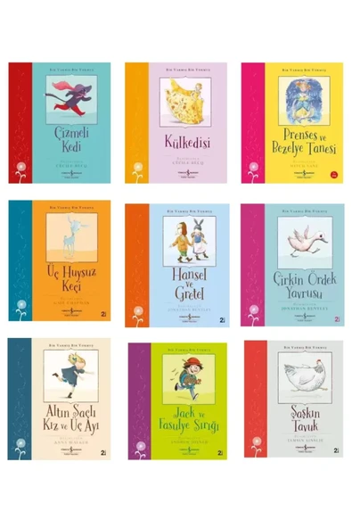 1.SINIF-2.SINIF-3.SINIF İÇİN İŞBANKASI BİR VARMIŞ BİR YOKMUŞ ÇOCUK KLASİK SETİ-9 LU HİKAYE ürün görseli