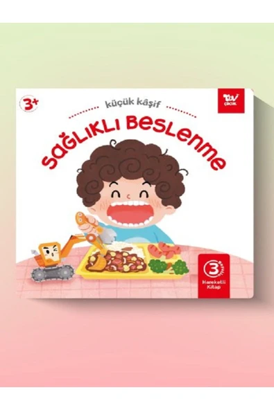 Hareketli Kitap 3d Küçük Kaşif Sağlıklı Beslenme - Türkiye  Diyanet Vakfı Yayınları ürün görseli 1