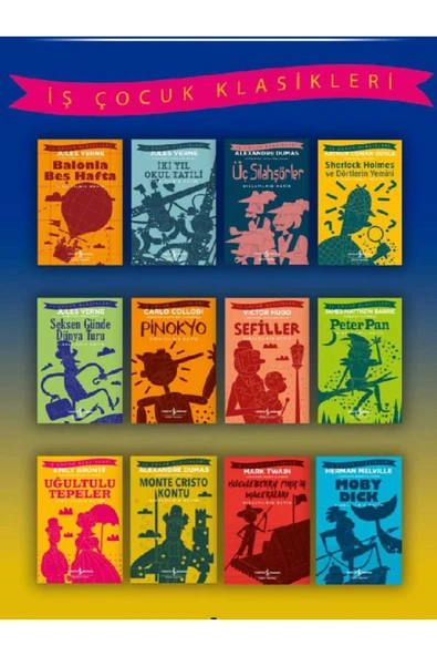 İŞ ÇOCUK KLASİKLERİ 12'Lİ SET ürün görseli 1