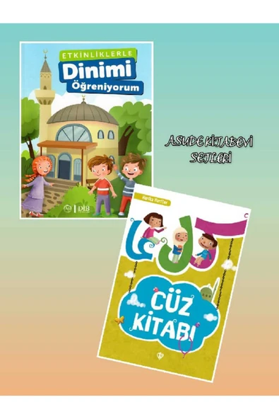 Etkinliklerle Dinimi ÖĞRENİYORUM VE CÜZ SETİ 2 KİTAP ürün görseli 1