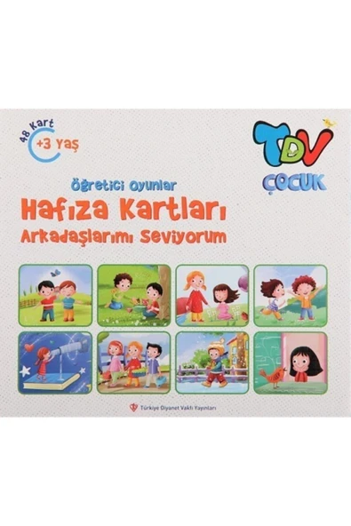 Öğretici Oyunlar Hafıza Kartları Arkadaşlarımı Seviyorum Kolektif - - Resim 2