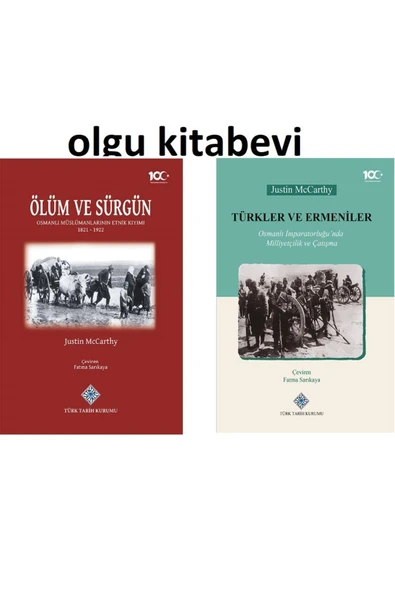 Ölüm ve Sürgün - Türkler ve Ermeniler / 2 kitap set - Justin Mccarthy - OLGU KİTABEVİ - Yeni baskı ürün görseli 1