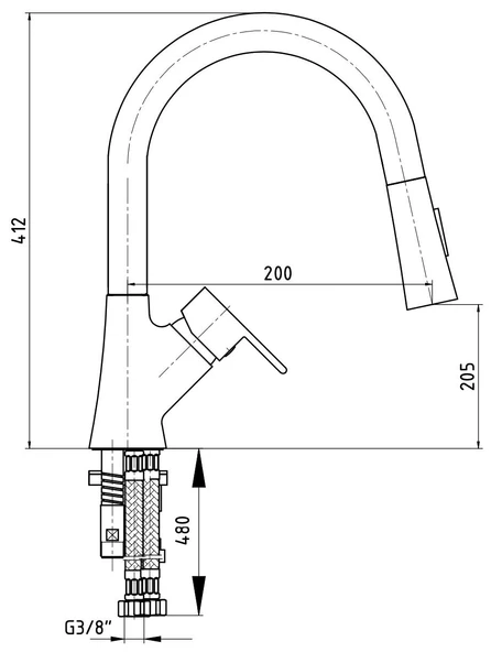 Ar Liona Spiralli Eviye Batarya Kuğu Borulu - Resim 2